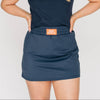 The Hayden High Waisted Skort War Eagle Woven Label | Navy