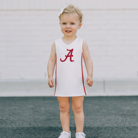 The University of Alabama | White V-Neck Cheer Dress