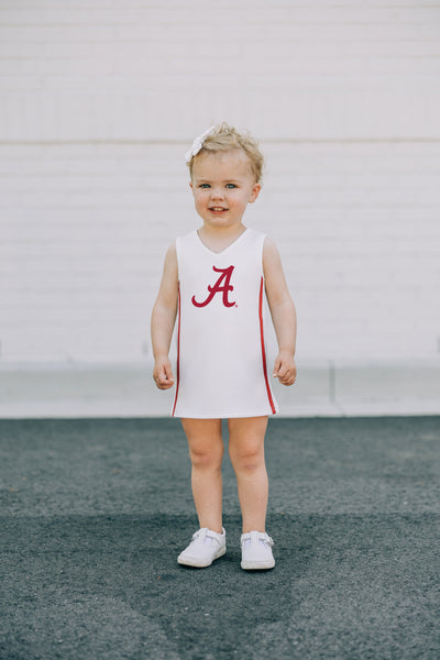 The University of Alabama | White V-Neck Cheer Dress