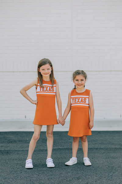 The University of Texas | Burnt Orange Striped Cheer Dress
