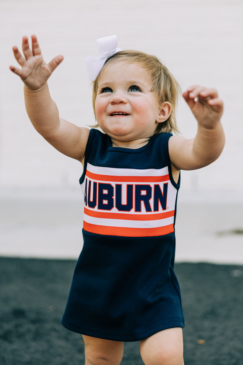 The Auburn University | Navy Striped Cheer Dress