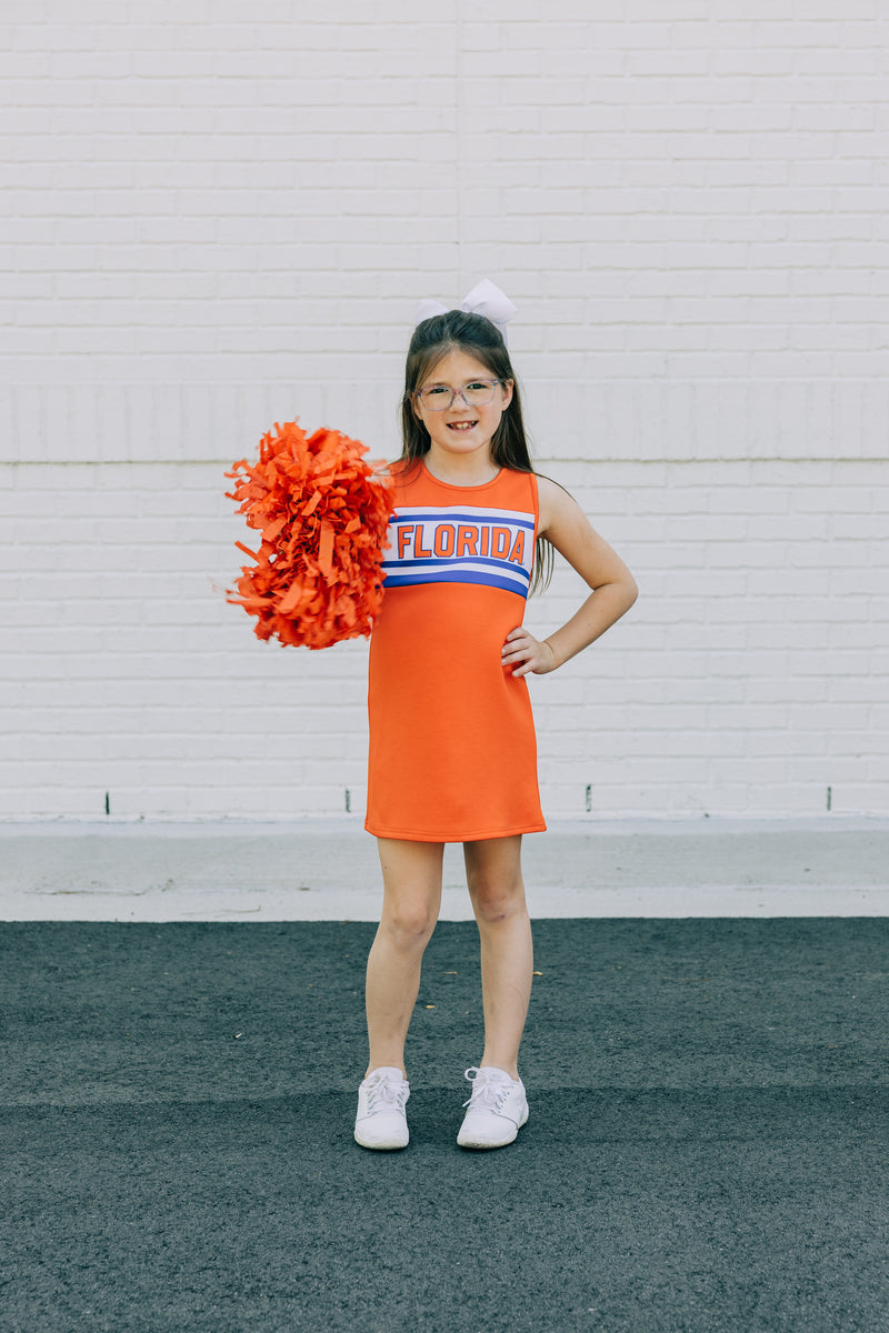 The University of Florida | Orange Striped Cheer Dress