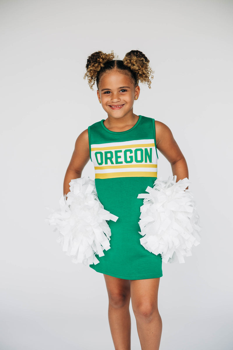 The University of Oregon | Kelly Green Striped Cheer Dress