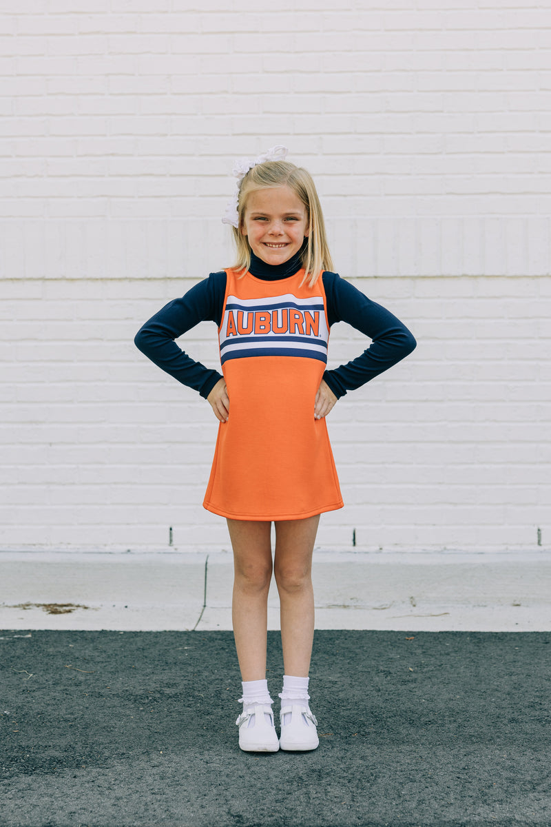The Auburn University | Orange Striped Cheer Dress