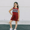 The University of South Carolina | Deep Red Classic Cheer Dress