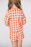The Sue Scalloped Set Auburn | Youth & Toddler Orange