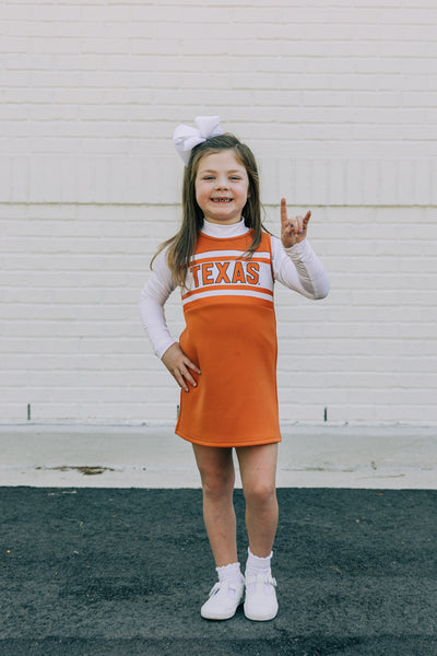 The University of Texas | Burnt Orange Striped Cheer Dress