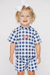 The Sue Scalloped Set Auburn | Youth & Toddler Navy