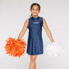 The Sarah Scalloped Dress Auburn | Youth & Toddler Navy
