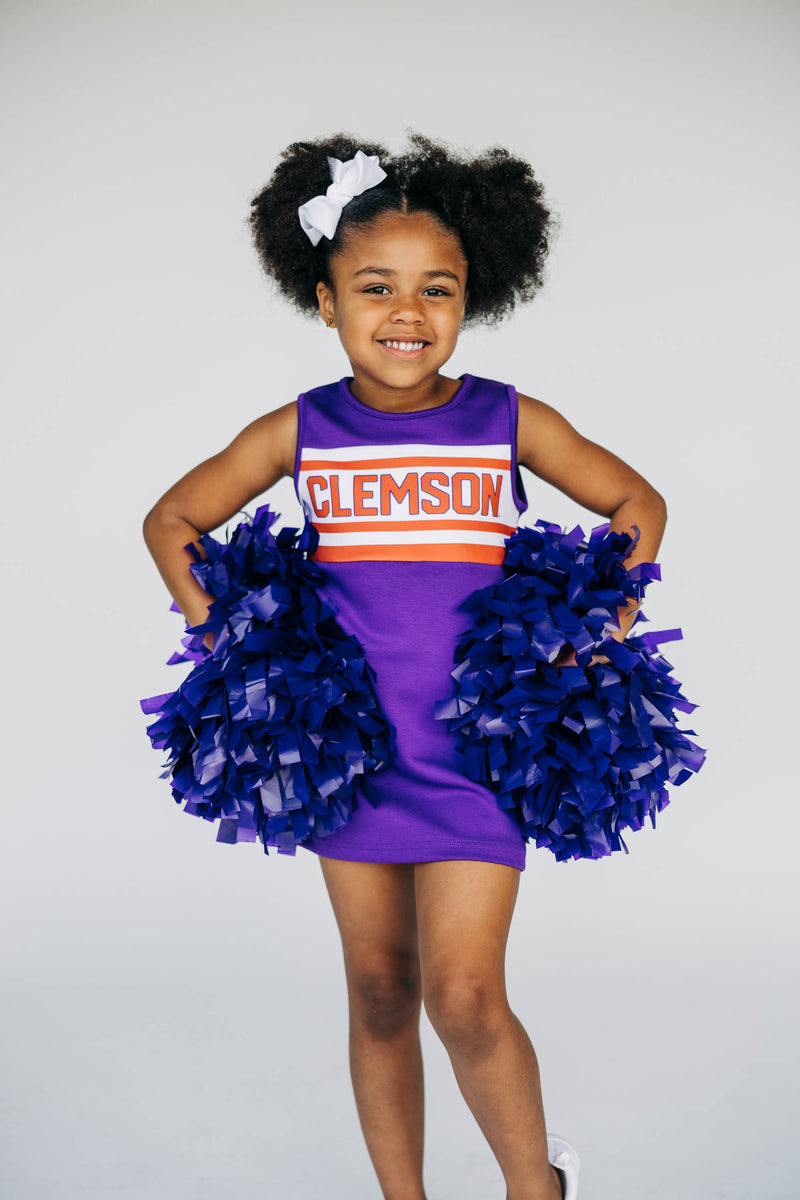 The Clemson University | Purple Striped Cheer Dress