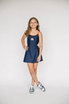 The Jessi Jersey Dress Auburn | Youth & Toddler Navy