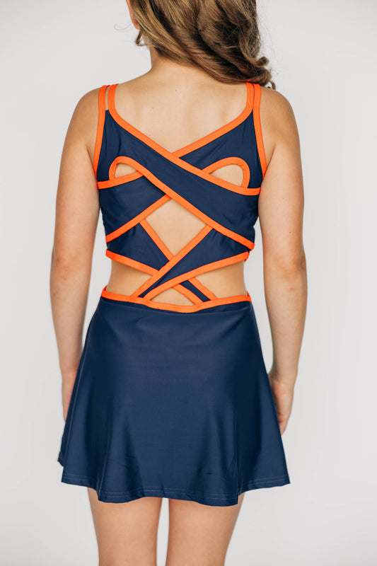 The Jessi Jersey Dress Auburn | Youth Navy