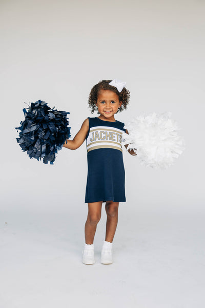 The Georgia Tech | Navy Striped Cheer Dress