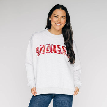 The Mallory Mockneck Oklahoma Gingham | Ash