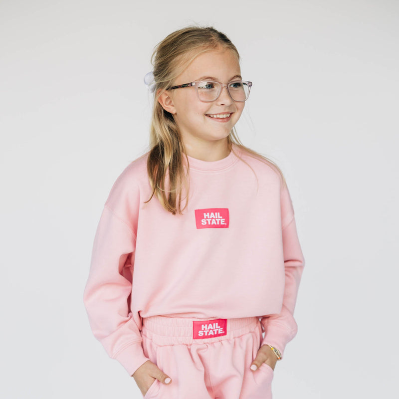 The Youth Light Pink Ava Airy Shorts | Hail State Woven Label
