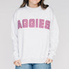 The Mallory Mockneck Texas A&M Gingham | Ash