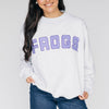 The Mallory Mockneck TCU Gingham | Ash