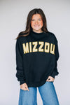 The Mallory Mockneck Missouri Gingham | Black