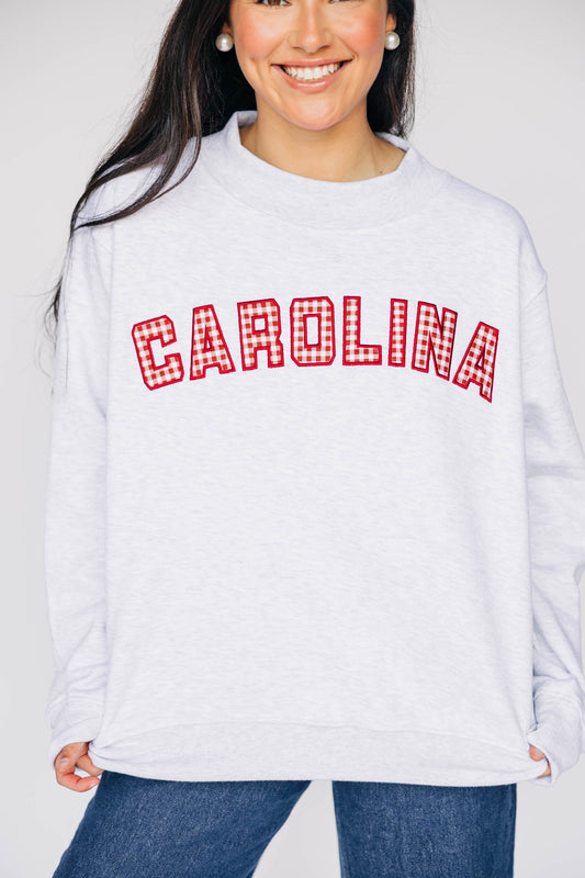The Mallory Mockneck South Carolina Gingham | Ash