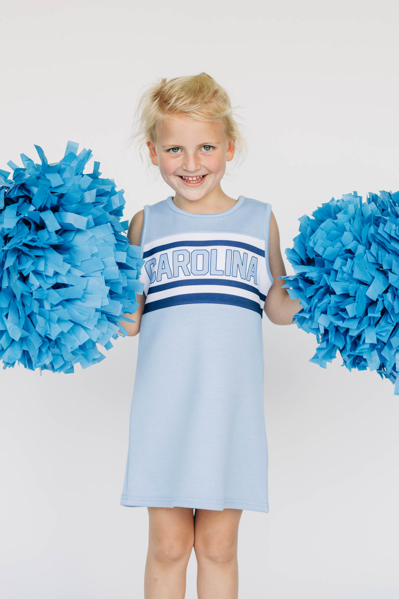 The UNC | Carolina Blue Striped Cheer Dress