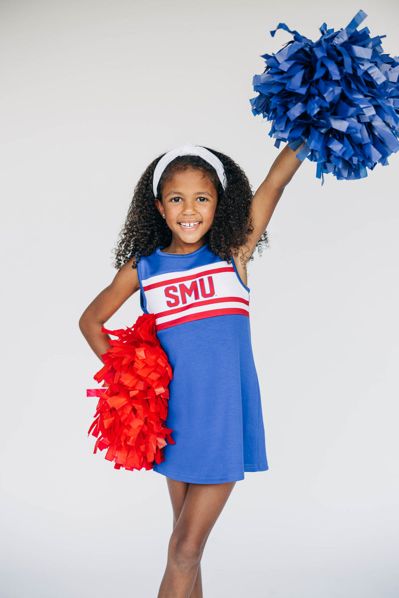 The SMU | Royal Striped Cheer Dress