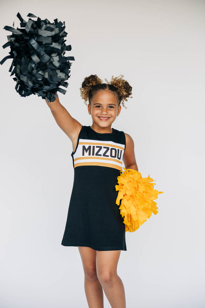 The University of Missouri | Black Striped Cheer Dress