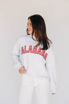 The Mallory Mockneck Alabama Gingham | Ash