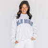 The Mallory Mockneck Ole Miss Gingham | Ash