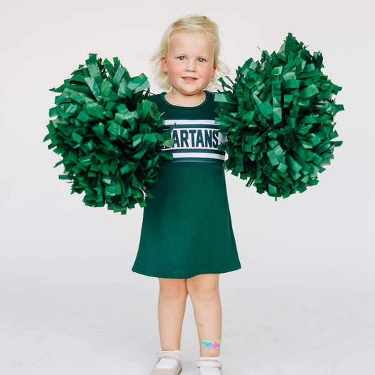The Michigan State University | Dark Green Classic Cheer Dress
