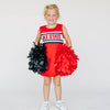 The Jacksonville State University | Bright Red Classic Cheer Dress