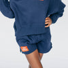 The Becca Shorts War Eagle Woven Label | Youth Navy
