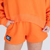 The Becca Shorts War Eagle Woven Label | Orange