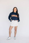 The Alli Tennis Skort War Eagle Woven Label | Bone