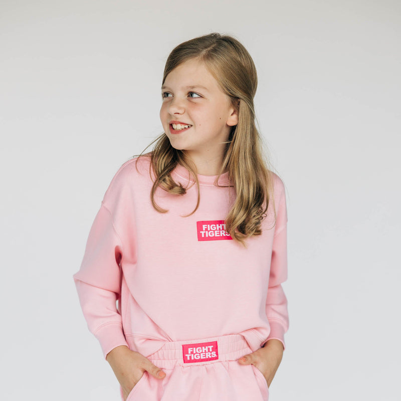 The Youth Light Pink Ava Airy Shorts | Fight Tigers Woven Label