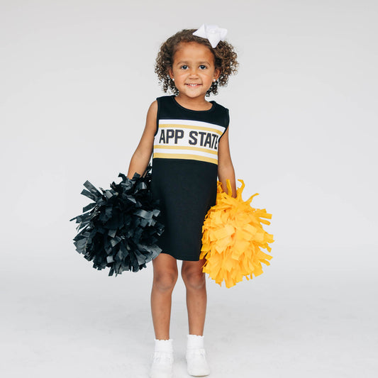 The Appalachian State University | Black Classic Cheer Dress