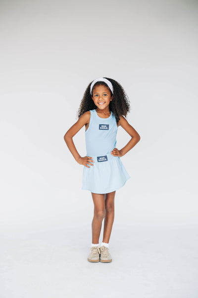 The Youth Light Blue Ali Airy Tank| War Eagle Woven Label