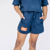 The Kristen Airy Lounge Shorts War Eagle Woven Label | Youth Navy