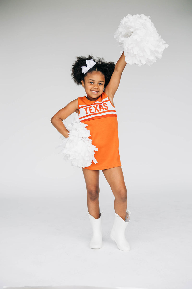 The University of Texas | Burnt Orange Striped Cheer Dress
