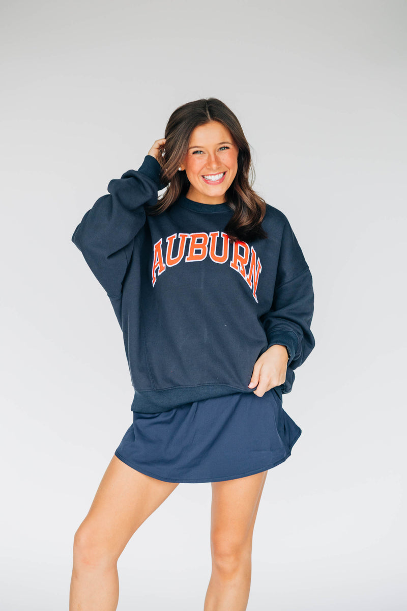 The Maroon Molly Cozy Crew | State Applique Arch