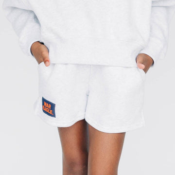 The Becca Shorts War Eagle Woven Label | Youth Ash