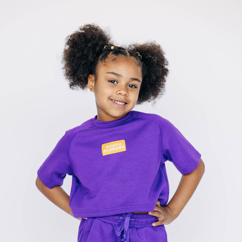 The Youth Purple Kristen Airy Top | North Alabama Woven Label