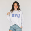 The Mallory Mockneck BYU Gingham | Ash