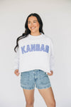 The Mallory Mockneck Kansas Gingham | Ash