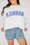 The Mallory Mockneck Kansas Gingham | Ash
