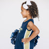 The Georgia Tech | Navy Power Stripe V-Neck Cheer Dress *LOGO MISPRINT*