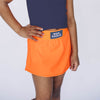 The Alli Tennis Skort War Eagle Woven Label | Youth Orange