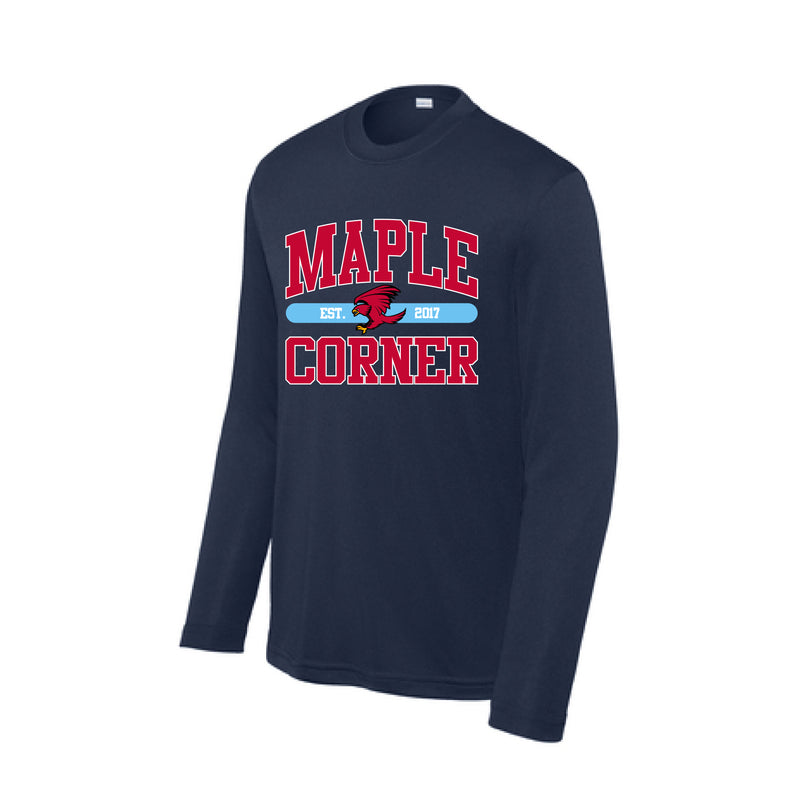 The Athletic Maple Corner | Youth Navy Long Sleeve