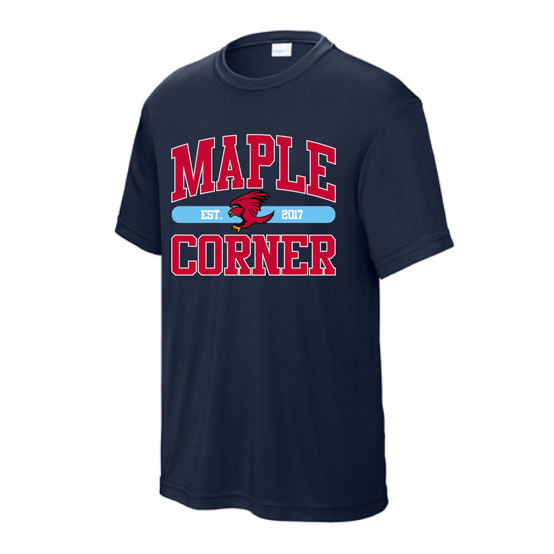 The Athletic Maple Corner  | Youth Navy Tee