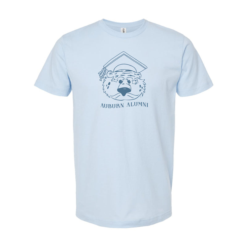 The Aubie Outline Alumni | Baby Blue Oversized Tee