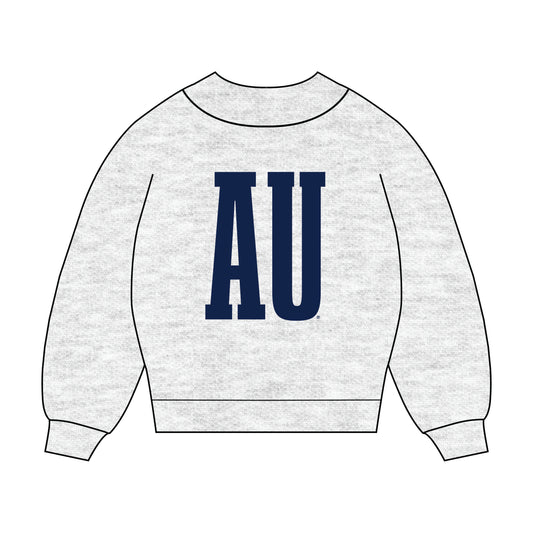 The Madi Varsity Mockneck AU Applique | Ash